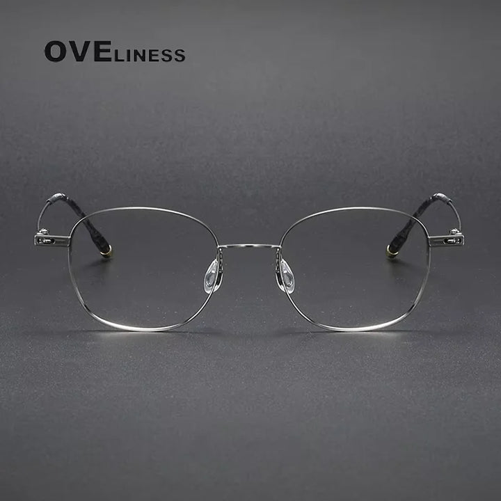 Oveliness Women's Full Rim Square Titanium Eyeglasses 40223 Full Rim Oveliness   