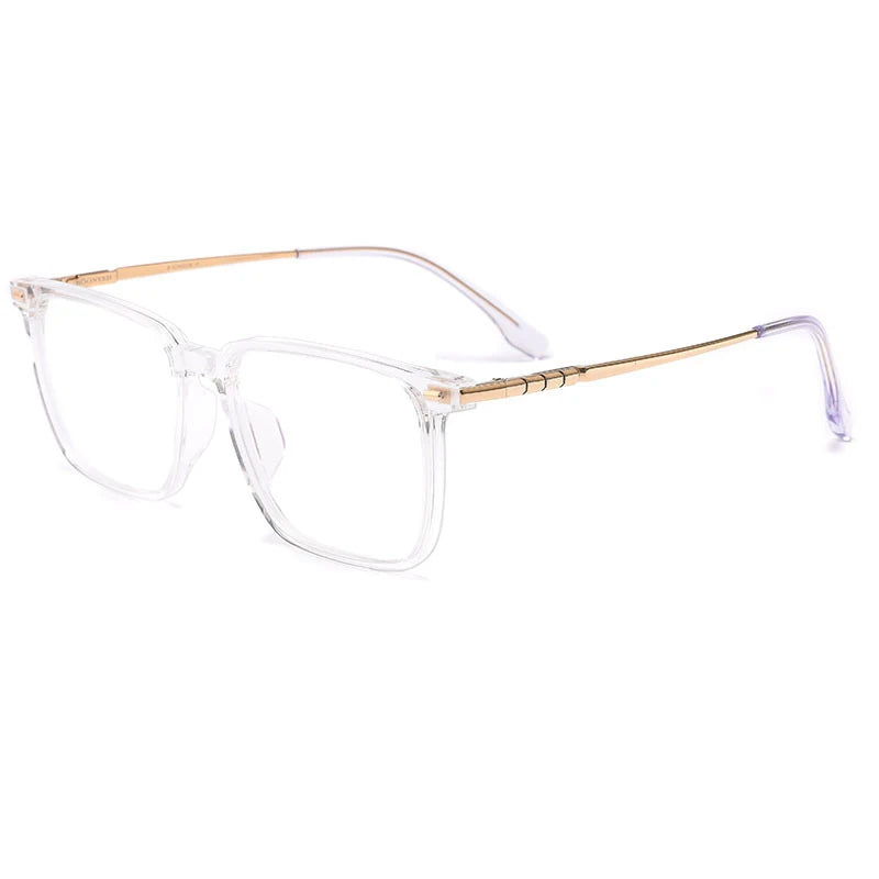 Hotochki Men's Full Rim Square Titanium Eyeglasses 948501 Full Rim Hotochki C4