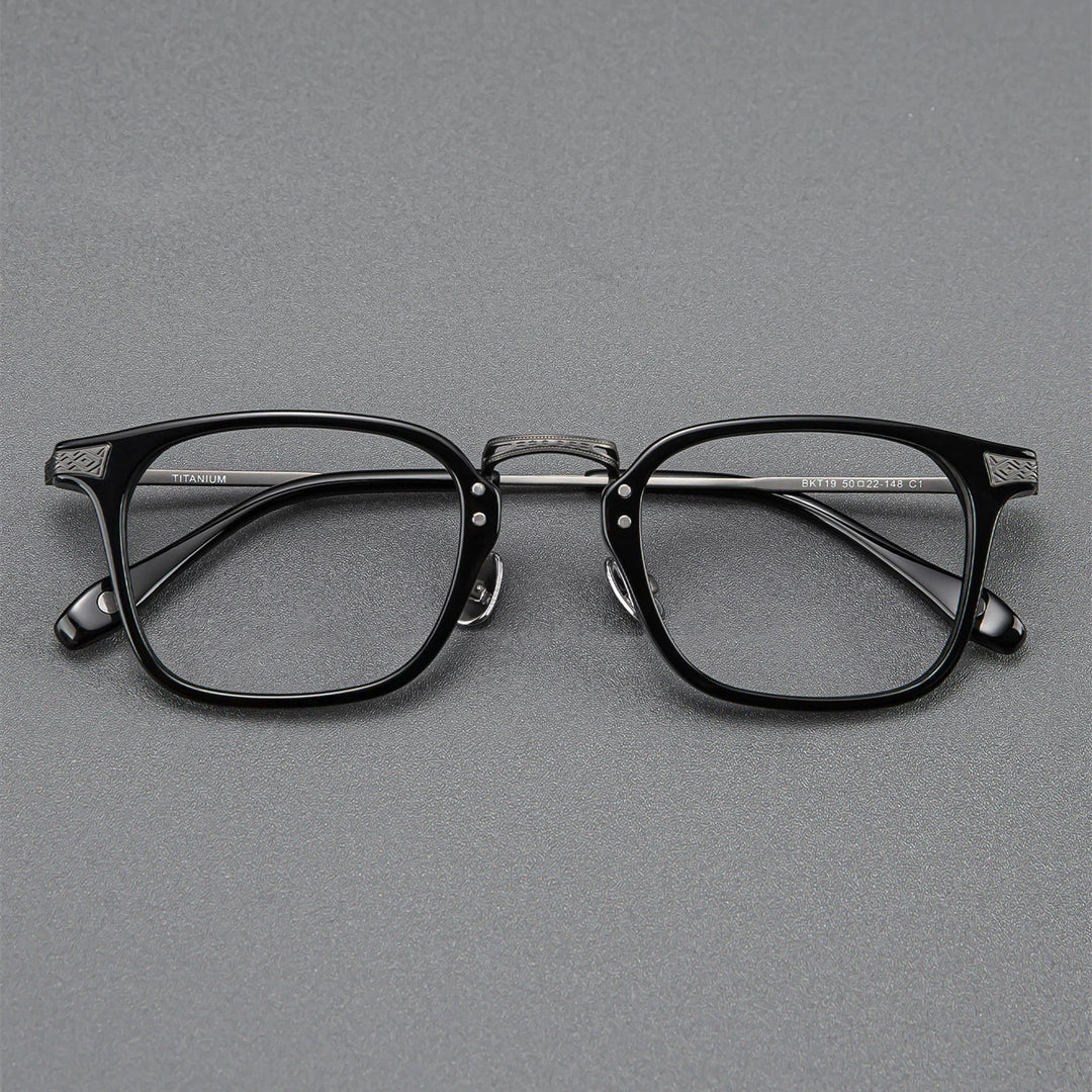 Blackmask Unisex Full Rim Square Acetate Eyeglasses BM-BKT19