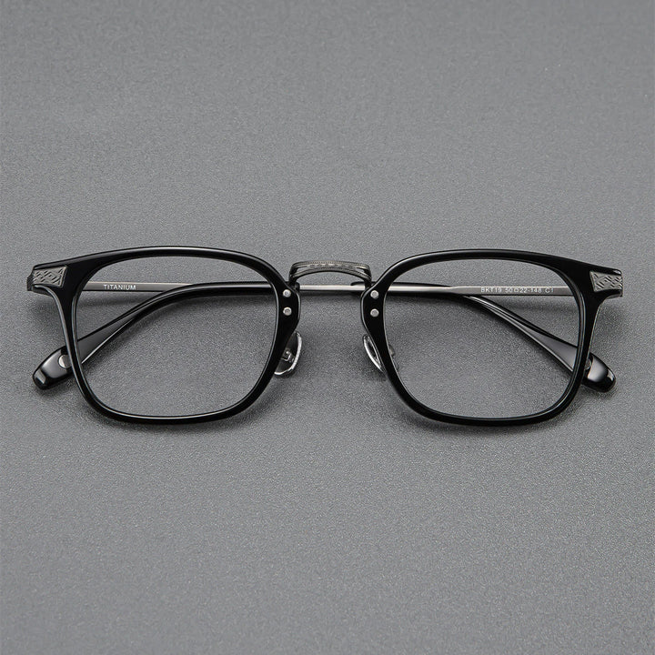 Blackmask Unisex Full Rim Square Acetate Eyeglasses BM-BKT19