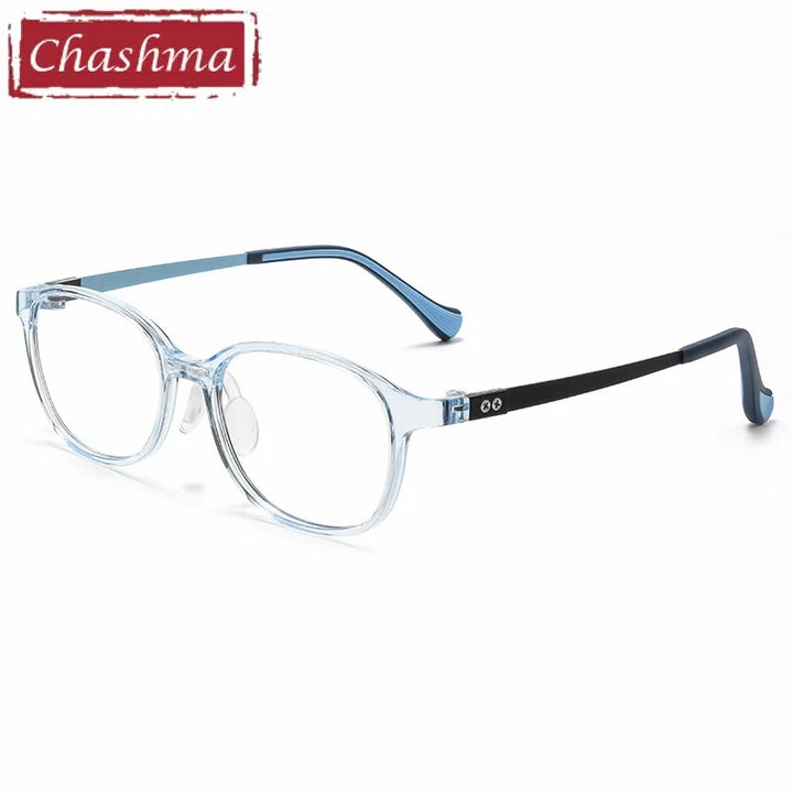 Chashma Ochki Unisex Youth's Full Rim Square Tr 90 Titanium Eyeglasses 896005