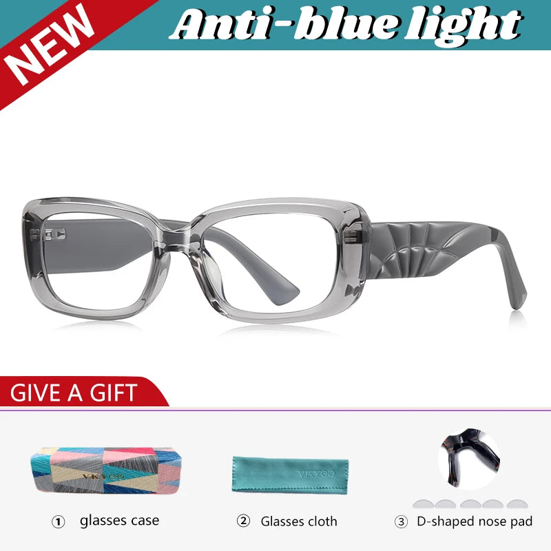 Vicky Women's Full Rim Rectangle Tr 90 Titanium Reading Glasses 512251