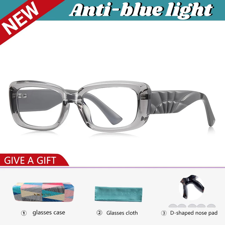 Vicky Women's Full Rim Rectangle Tr 90 Titanium Reading Glasses 512251