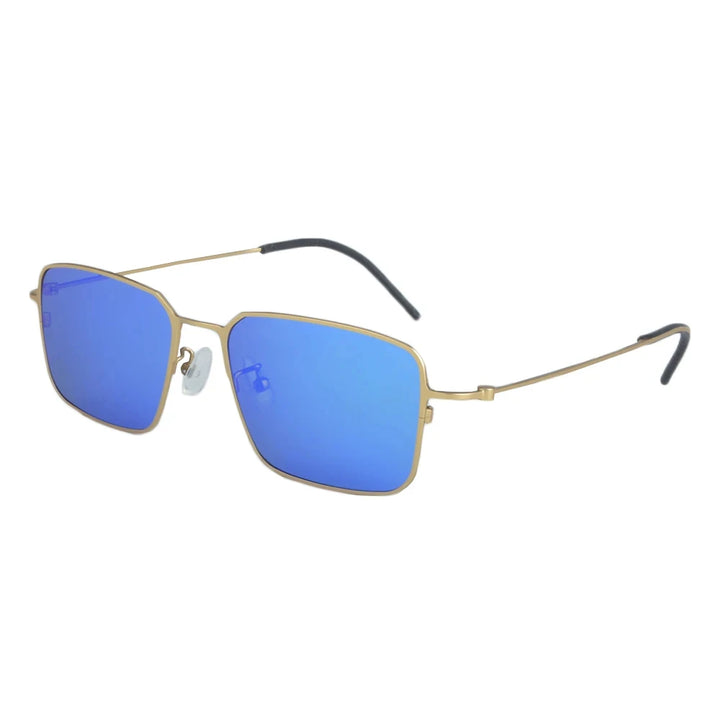 Bobbie Men Full Rim Square Titanium Polarized Sunglasses KMN502