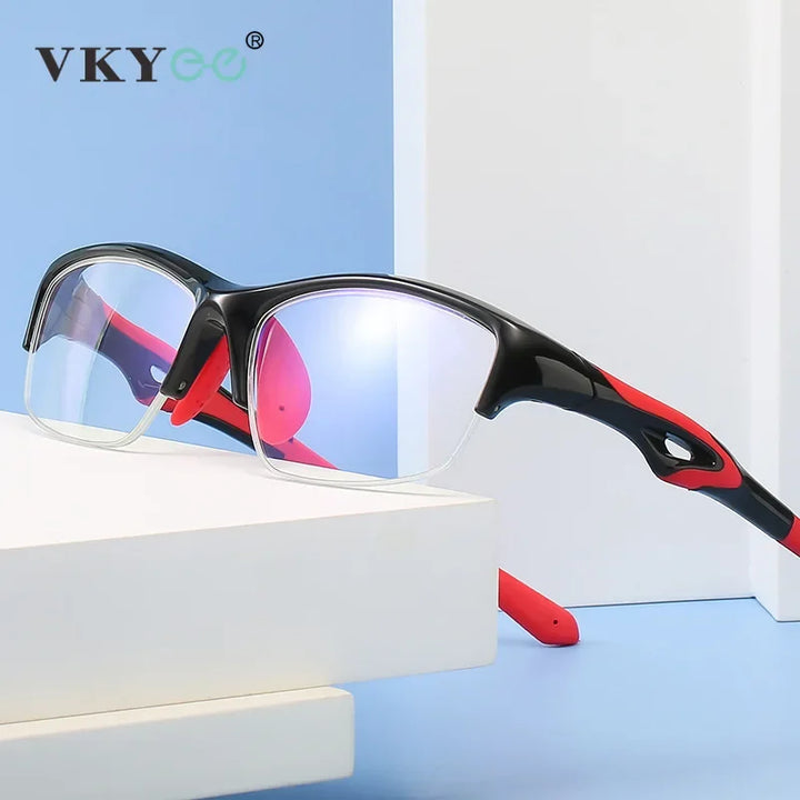 Vicky Unisex Full Rim Tr 90 Silicone Sport Reading Glasses 418021 Reading Glasses Vicky   