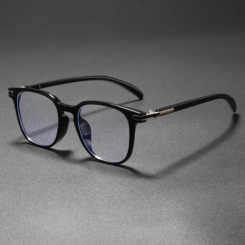 Xbora Unisex Full Rim Square Oval Tr 90 Alloy Eyeglasses 86015