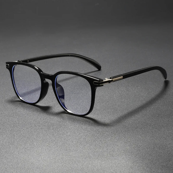 Xbora Unisex Full Rim Square Oval Tr 90 Alloy Eyeglasses 86015