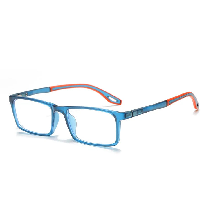 Kocolior Women's Full Rim Square Tr 90 Silicone  Alloy Eyeglasses 81308
