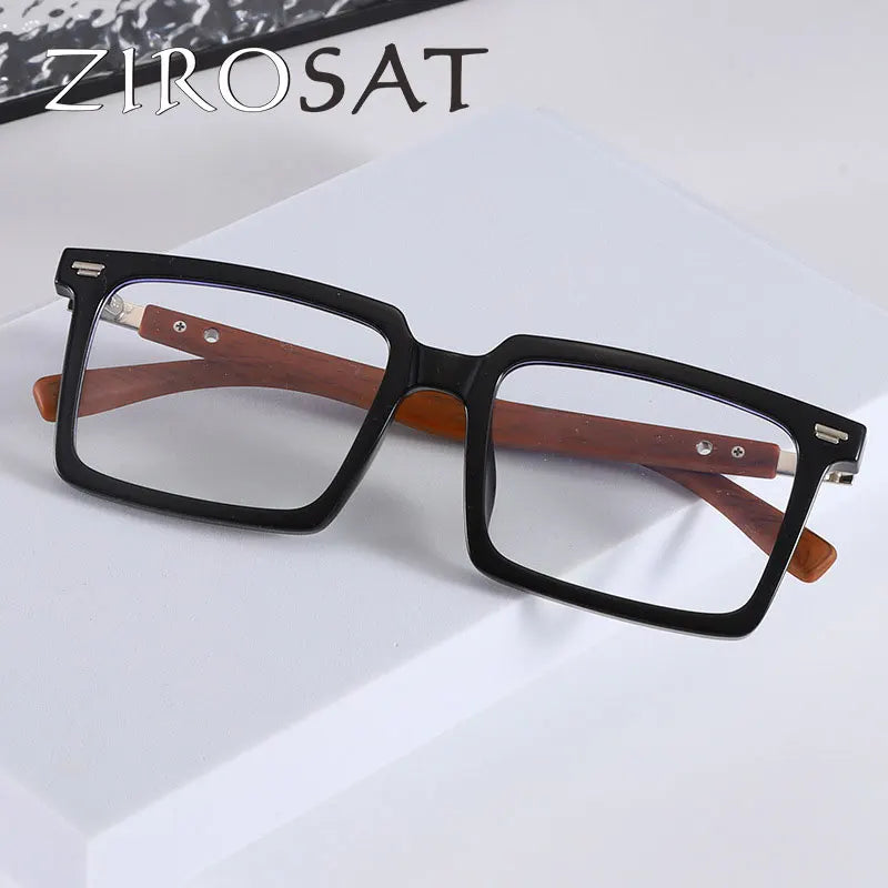 Zirosat Unisex Full Rim Round TR90 Prescription Eyeglasses 608876 - view 3
