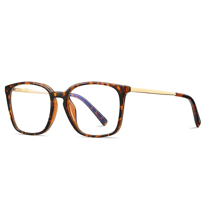 Vicky Men's Full Rim Square Tr 90 Titanium Reading Eyeglasses 2079.