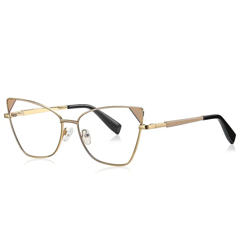 Vicky Women's Full Rim Square Tr 90 Titanium Cat Eye Reading Glasses 3046.