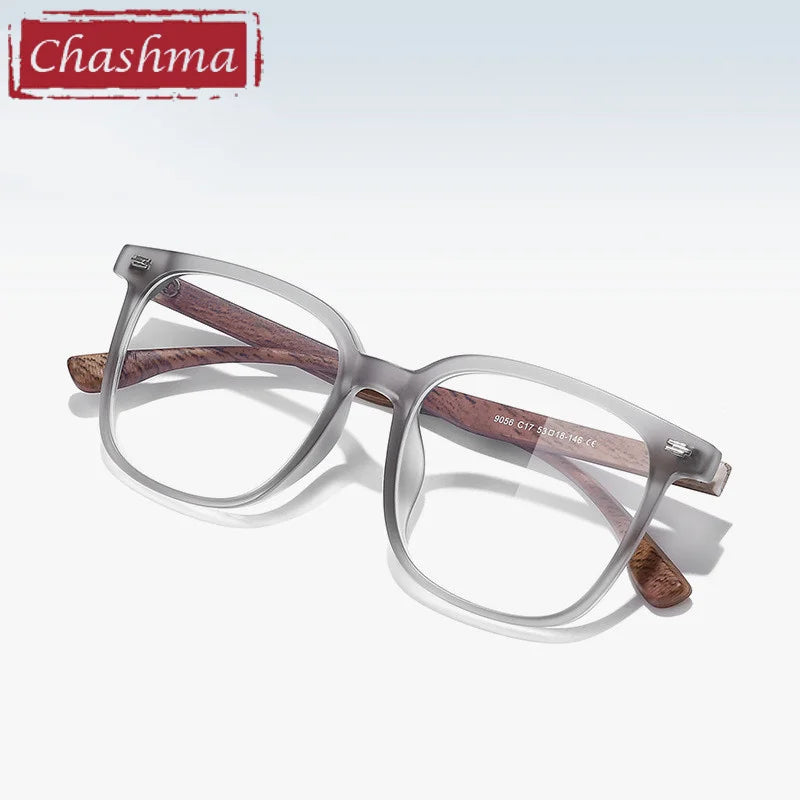 Chashma Ottica Unisex Full Rim Square Tr 90 Titanium Eyeglasses 9056 Full Rim Chashma Ottica   