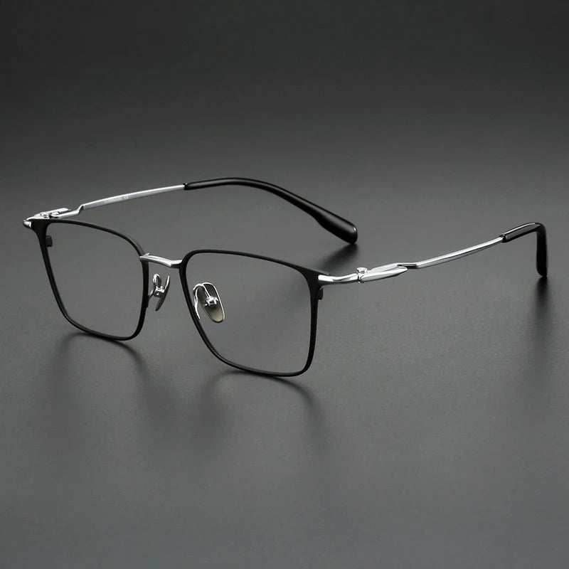 Muzz SH0064 men's square IP titanium prescription eyeglasses — view 7