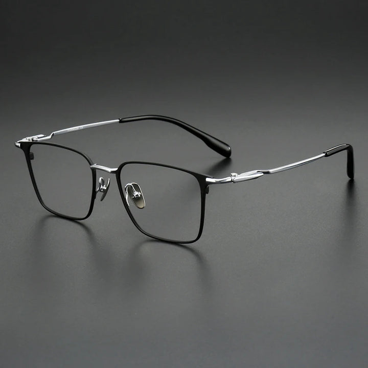 Muzz SH0064 men's square IP titanium prescription eyeglasses — view 7