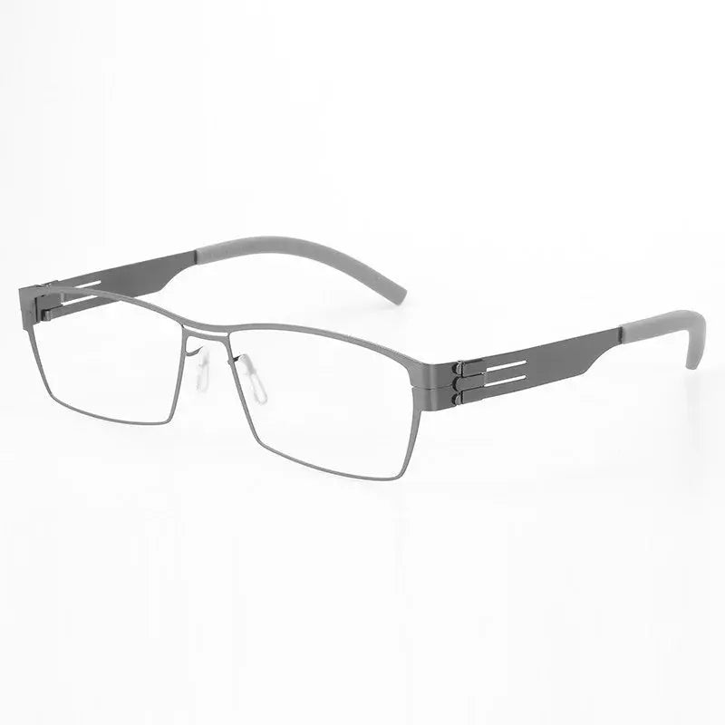 Bobbie Full Rim 508300 Unisex Square Screwless Titanium Frames FuzWeb