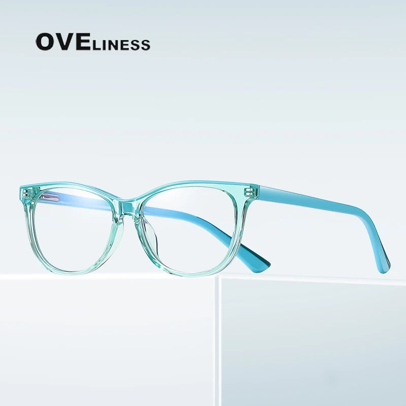 Oveliness Youth Unisex Full Rim Square Tr 90 Titanium Eyeglasses 20207 Full Rim Oveliness   