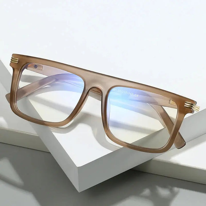 Kocolior 226100 Unisex Full Rim Square Brow Line PC Frames — view 1 | Kocolior at FuzWeb