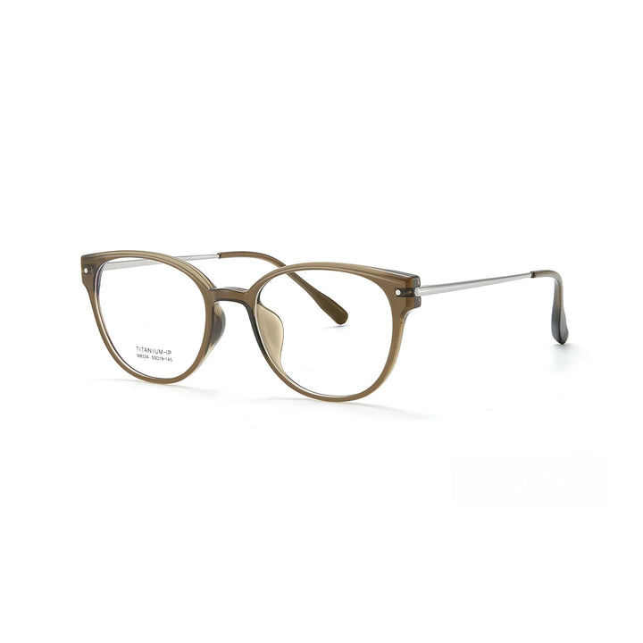 Yimaruili Unisex Full Rim Cat-Eye TR-90 Titanium Eyeglasses M8334 — view 5 | Yimaruili at FuzWeb