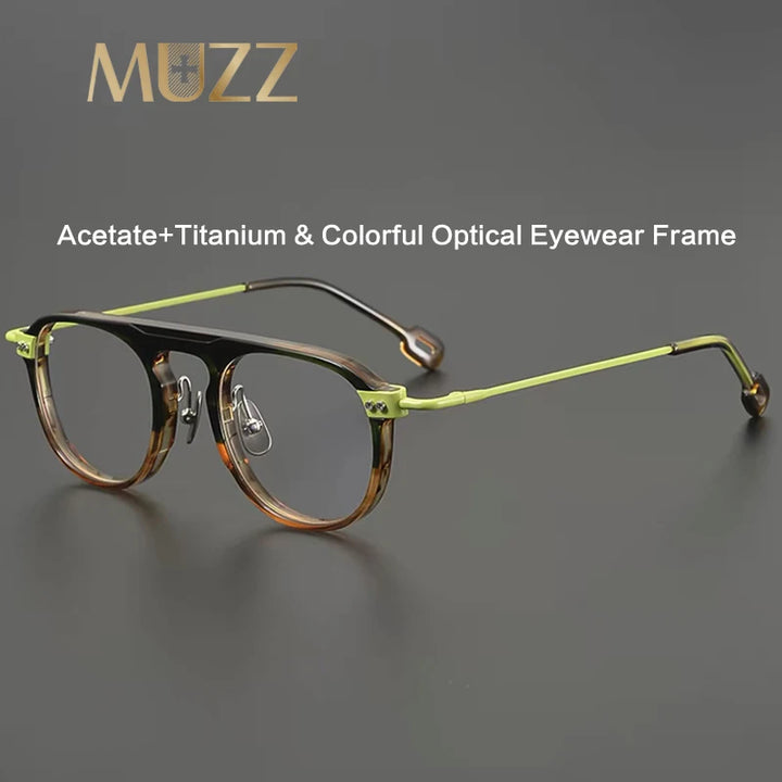 Muzz 008 men's acetate prescription eyeglasses