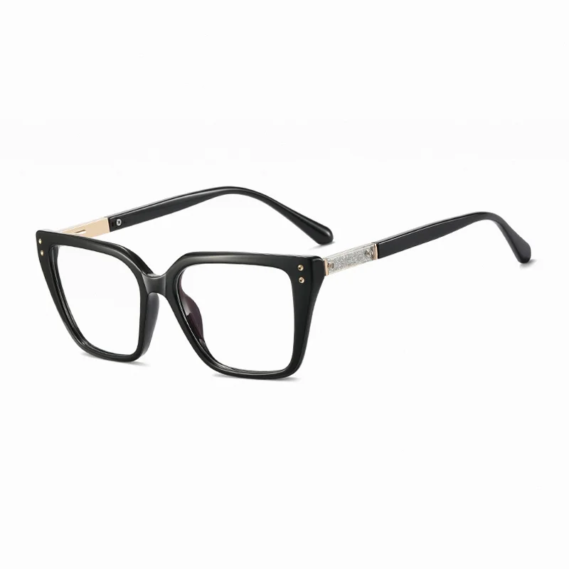 Ralferty Women's Full Rim Square Tr 90 Titanium Eyeglasses 883616