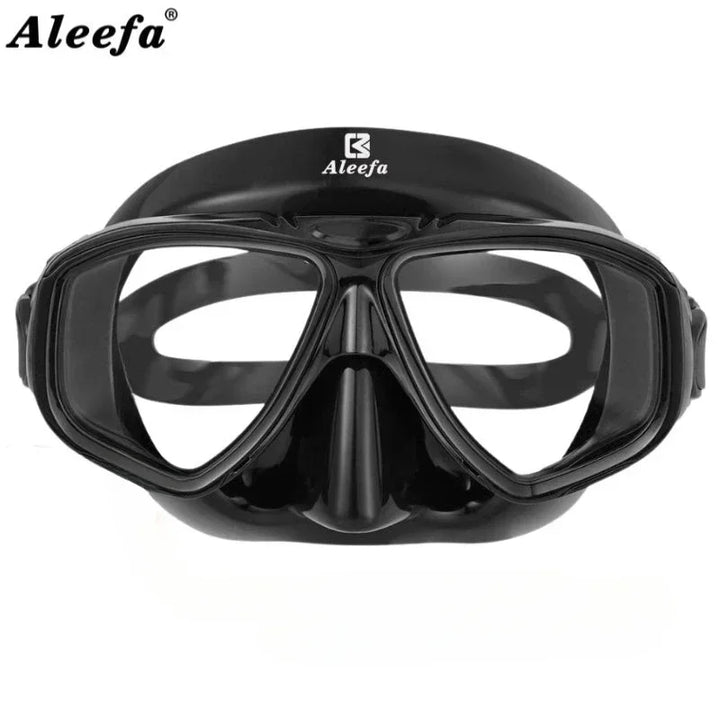Aleefa Unisex Goggle Pc Tempered Glass Hyperopic Swim Mask 42027