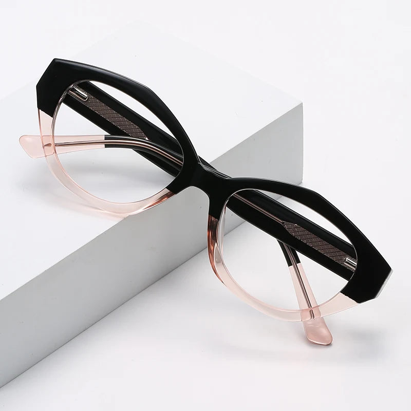 Vicky Unisex Full Rim Oval Tr 90 Titanium Reading Glasses 97029