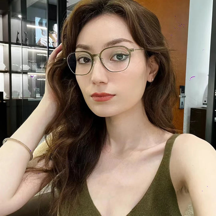 Bobbie Unisex Full Rim Square Acetate Eyeglasses 6627