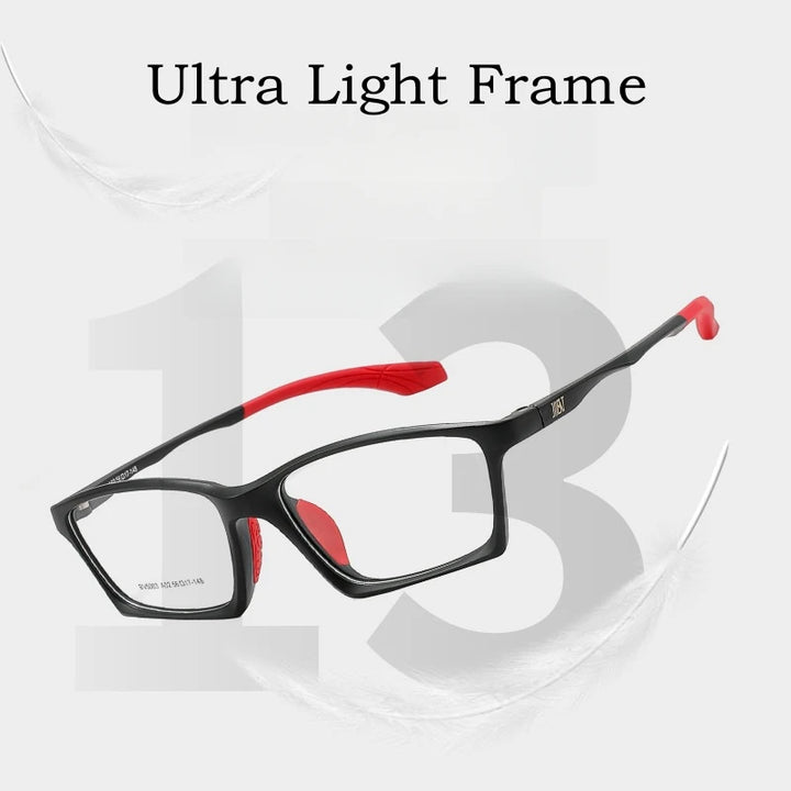 Yimaruili Unisex Full Rim Square Polycarbonate Sport Eyeglasses Y5003 Full Rim Yimaruili Eyeglasses   