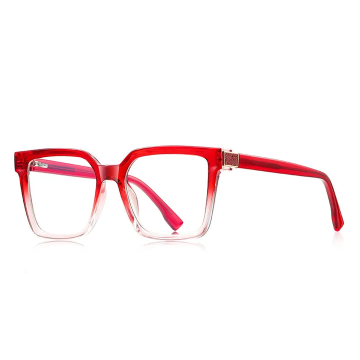 CCspace Women's Full Rim Square Tr 90 Alloy Reading Glasses 802724