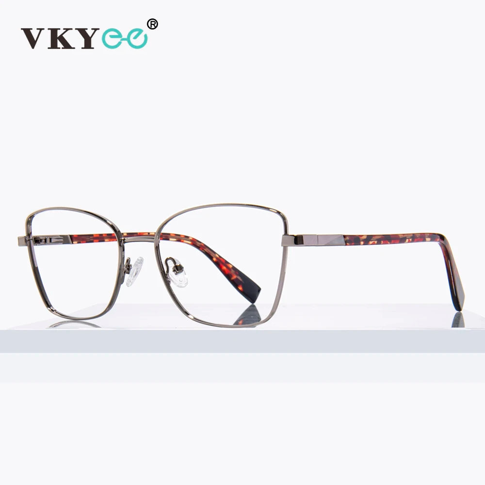 Vicky Women's Full Rim Square Alloy Reading Glasses 3010 Reading Glasses Vicky   