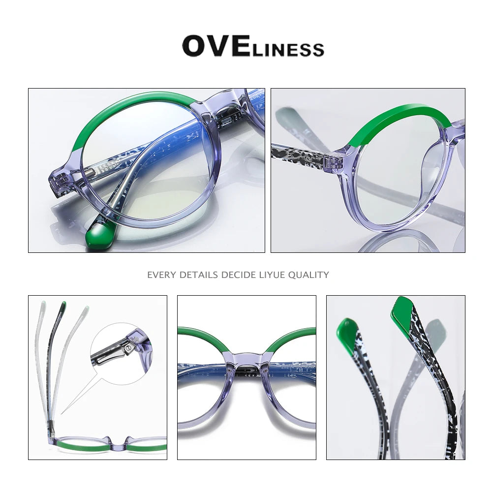 Oveliness Youth Unisex Full Rim Round Tr 90 Eyeglasses R0214 Full Rim Oveliness   