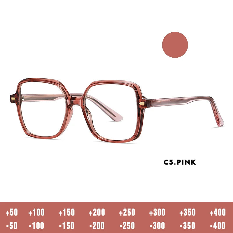 Kansept Women's Full Rim Square Tr 90 Acetate Reading Glasses K907 Reading Glasses Kansept BC907C5 CHINA +400