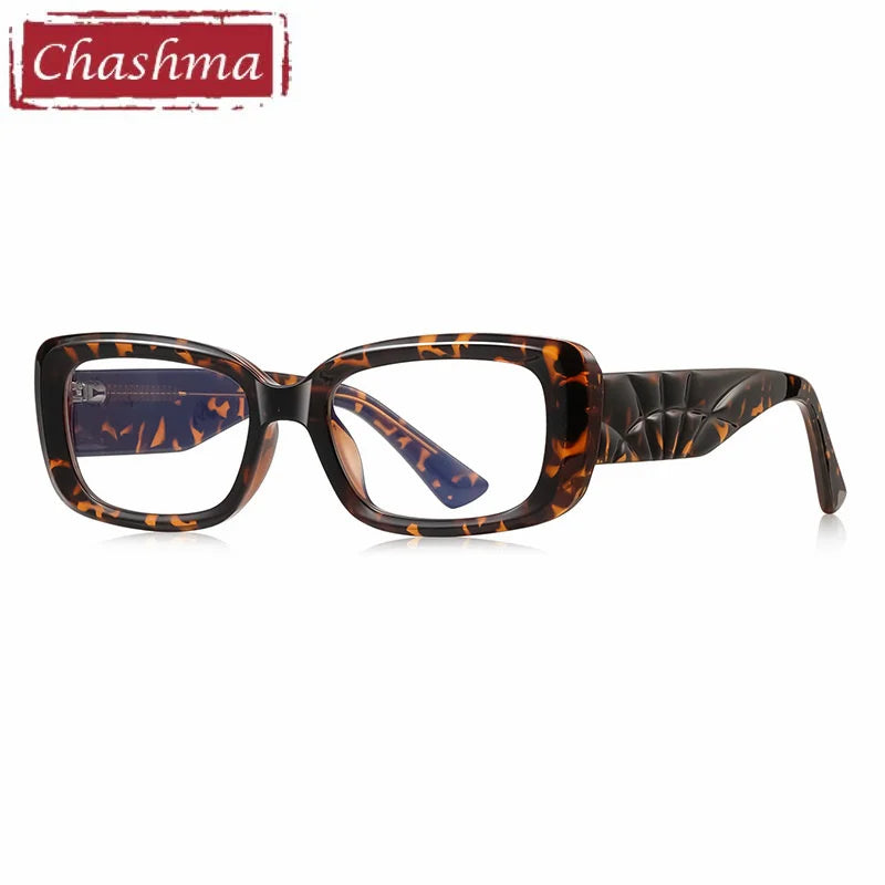 Chashma Ochki Unisex Full Rim Square Tr 90 Titanium Eyeglasses 882251