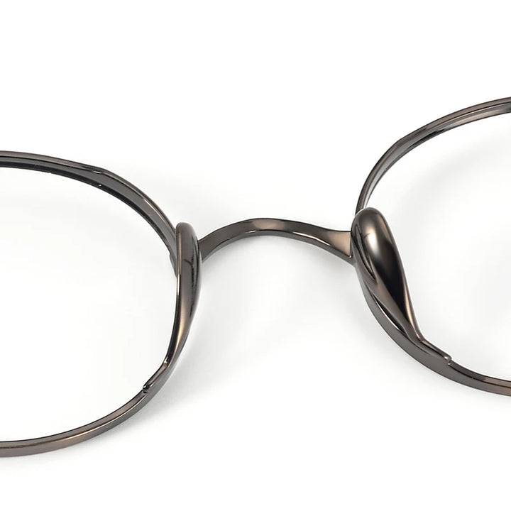 Muzz SG6801 men's round pure titanium prescription eyeglasses — view 8