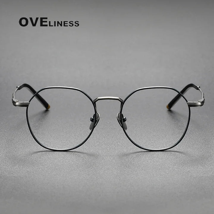 Oveliness Unisex Full Rim Oval Titanium Eyeglasses O1309 Full Rim Oveliness   