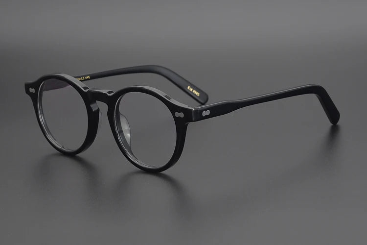 Bobbie Unisex Full Rim Round Acetate Eyeglasses 1201