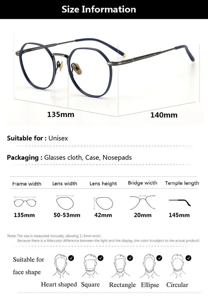 Bobbie Full Rim 504220 Womens Titanium Square Oval Frames — view 2 | Bobbie at FuzWeb