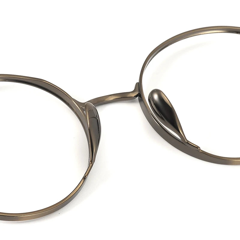 Muzz 3003 unisex round pure titanium prescription eyeglasses — view 8