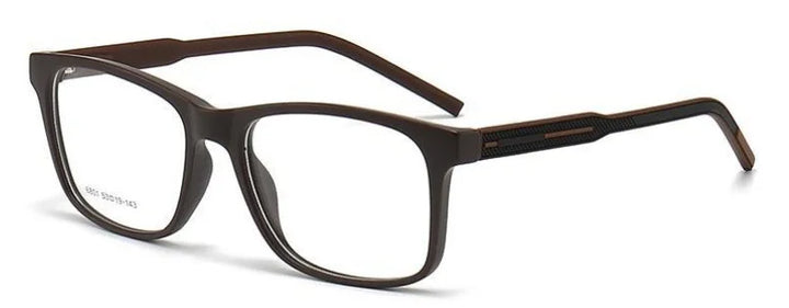 Muzz 68010 men's square TR90 prescription eyeglasses — view 12