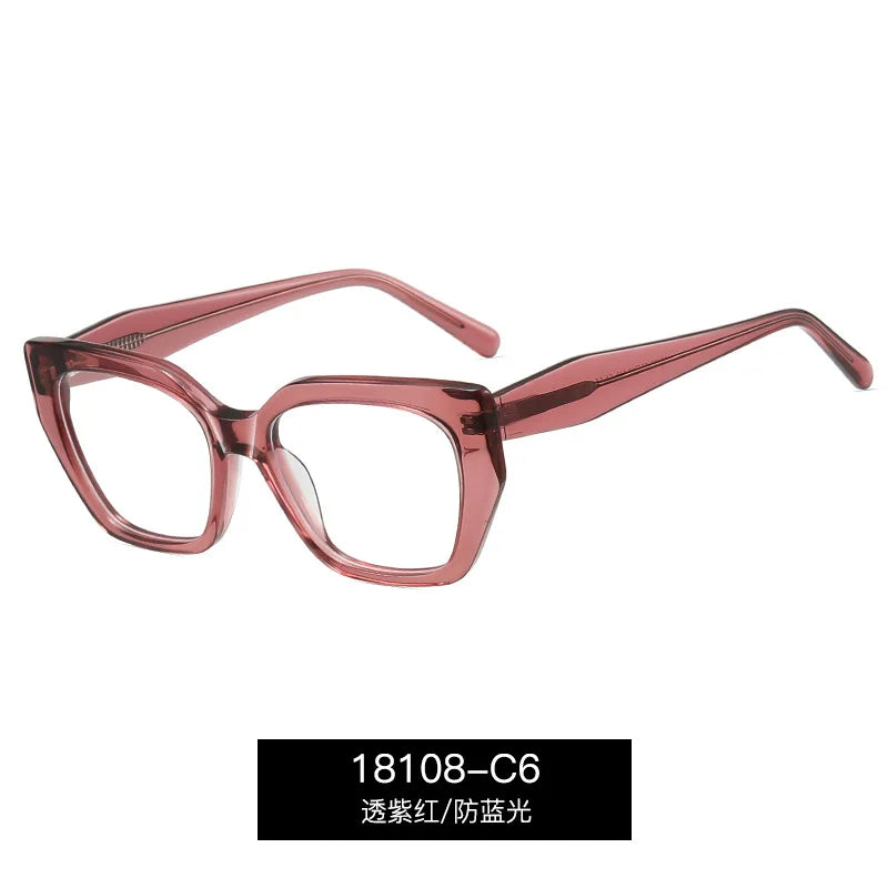 Reven Jate 18108 women's cat eye acetate prescription eyeglasses — view 5