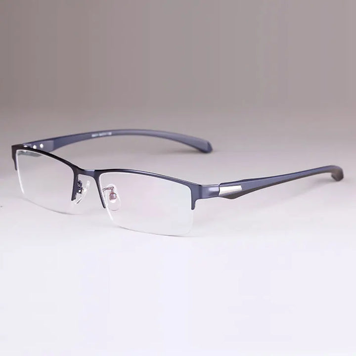 Hotony Unisex Full Or Semi Rim Square Tr 90 Alloy Eyeglasses 56017