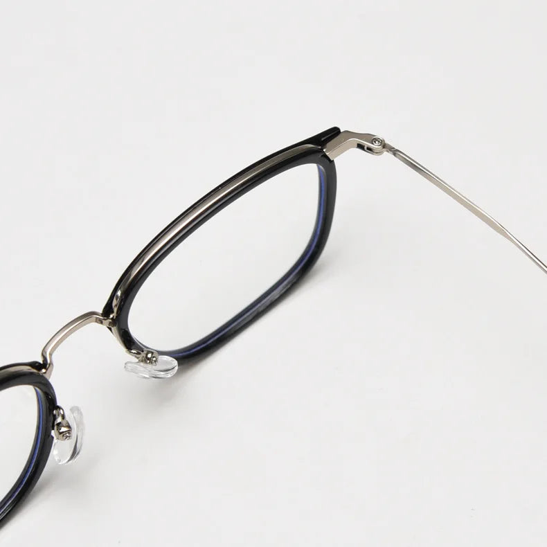 Gmei Optical TF00388 unisex square alloy prescription eyeglasses — view 14