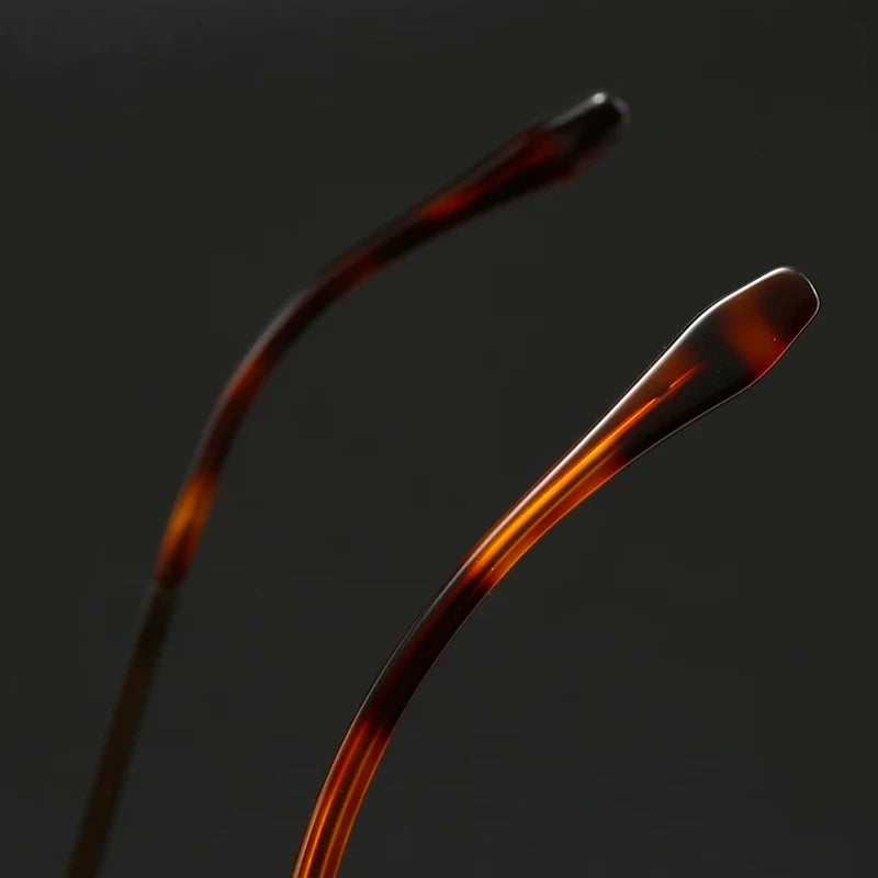 Muzz 6885 men's big pure titanium prescription eyeglasses — view 11