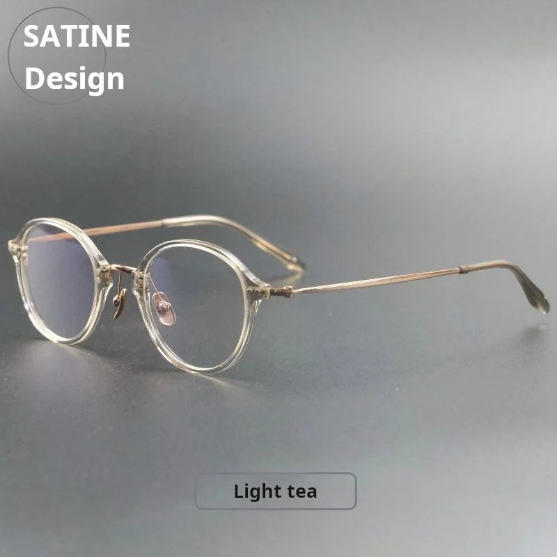 Xbora Women's Full Rim Oval Round Titanium Tr 90 Eyeglasses 655003