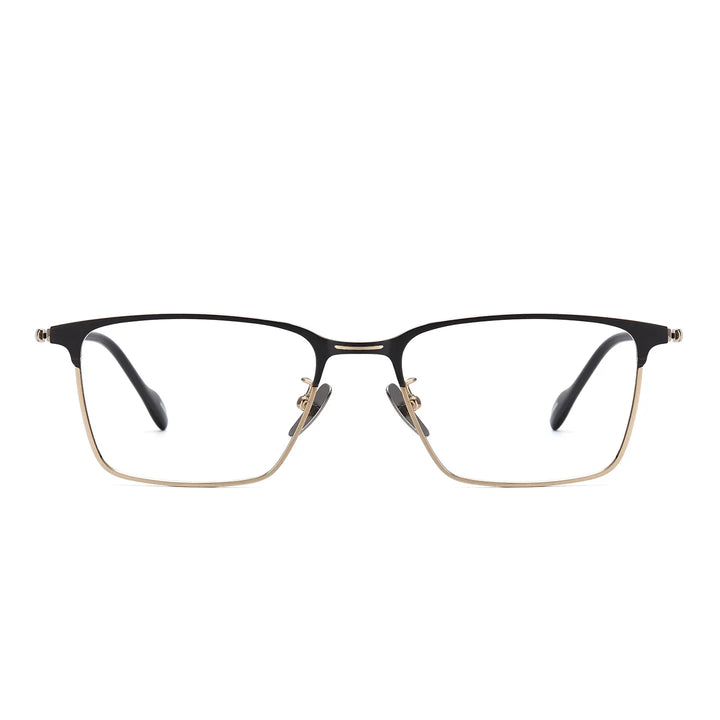 Bclear Unisex Full Rim Square Titanium Eyeglasses SM-70800