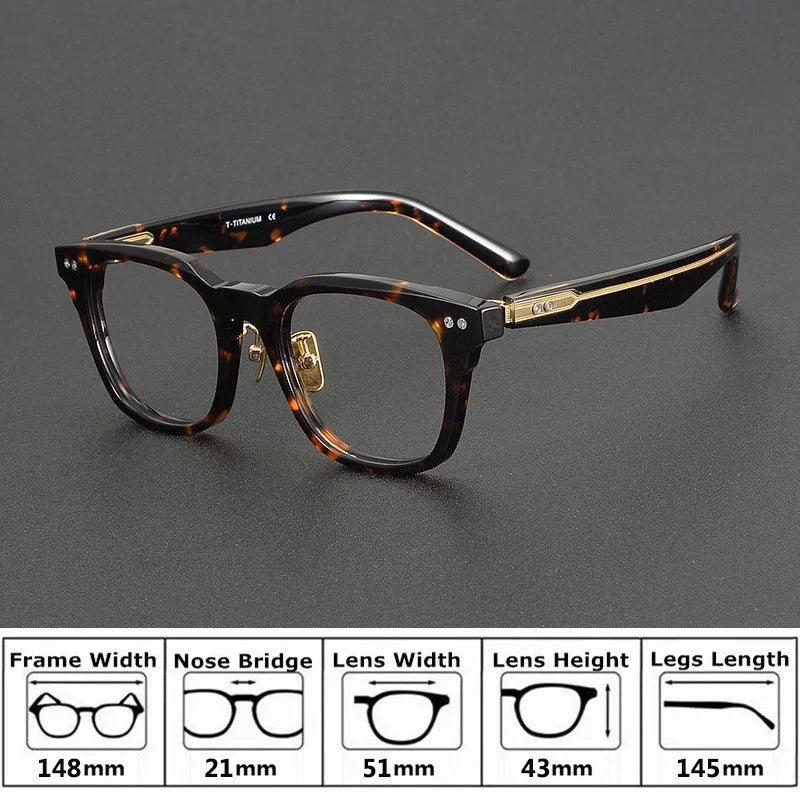 Bobbie Unisex Full Rim Square Acetate Eyeglasses NP-161