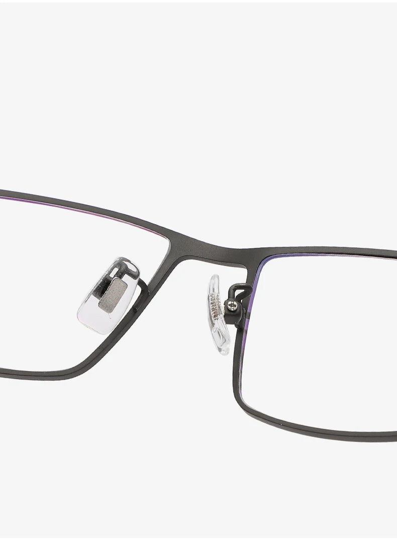 Reven Jate 71099 unisex rectangle titanium prescription eyeglasses — view 8