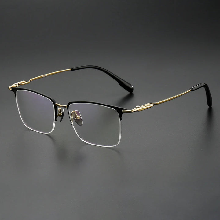 Muzz SH0063 men's titanium prescription eyeglasses — view 5