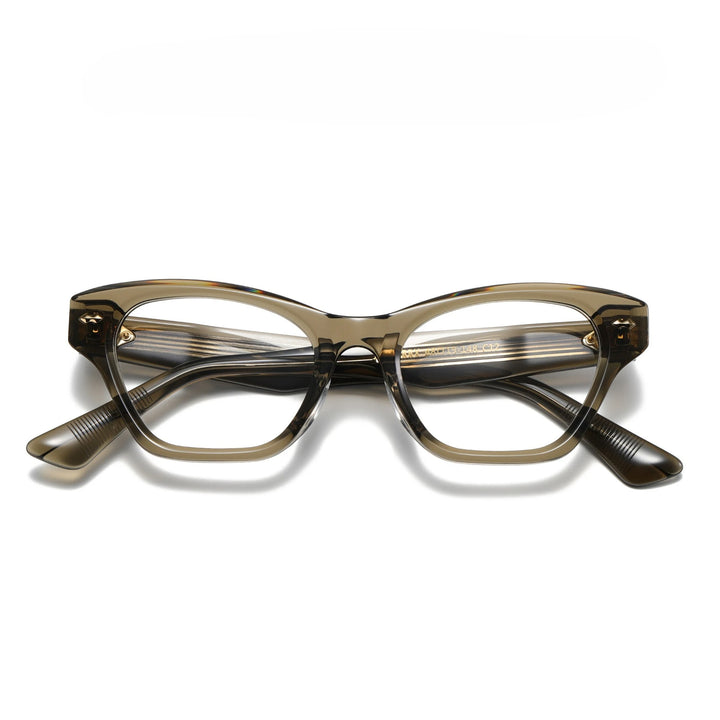 Hewei Unisex Full Rim Square Acetate Eyeglasses 59150
