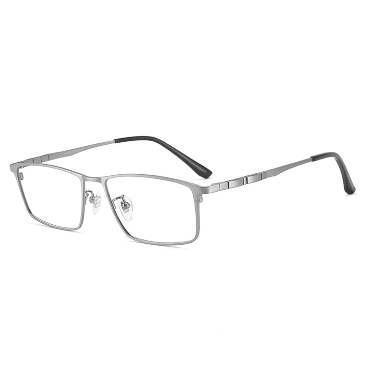 Bclear Men's Full Rim Square Titanium Eyeglasses 85002